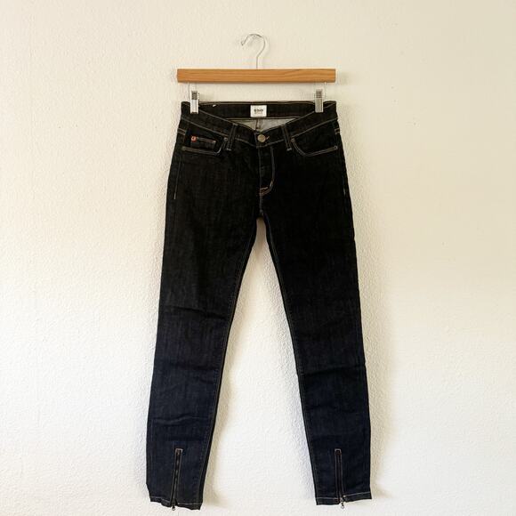 Hudson Juliette Refine Jeans Womens 26 Super Skinny Dark Wash Classic Zip fronts - Picture 1 of 6